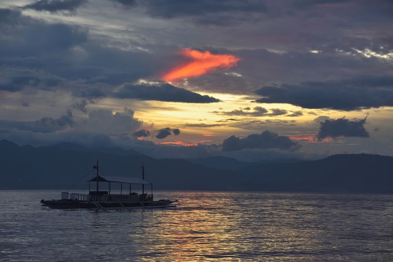 Philippines, Cebu island, Moalboal, Panagsama beach
