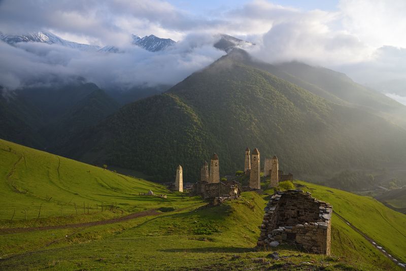 Russia, Ingushetia republic, Erzi village, XV-XVII