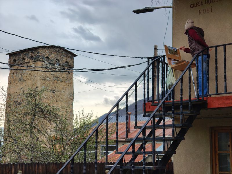 Mestia, plein air without leaving the hotel