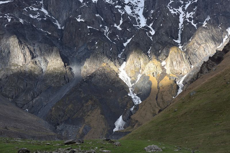 Georgia, Stepantsminda, mountain view