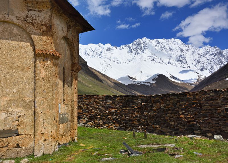 Georgia, Svaneti region, Lamaria of Ushguli church, IX-X