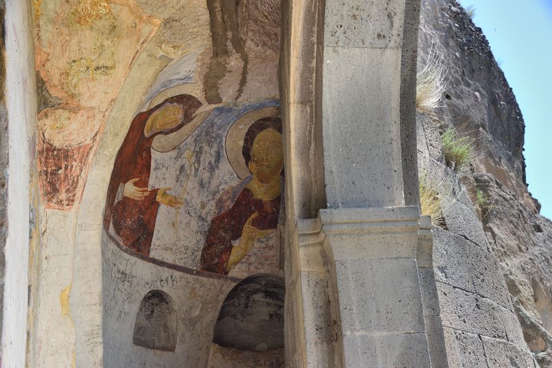 Georgia, Vardzia cave city, The Church of the Dormition, 1180
