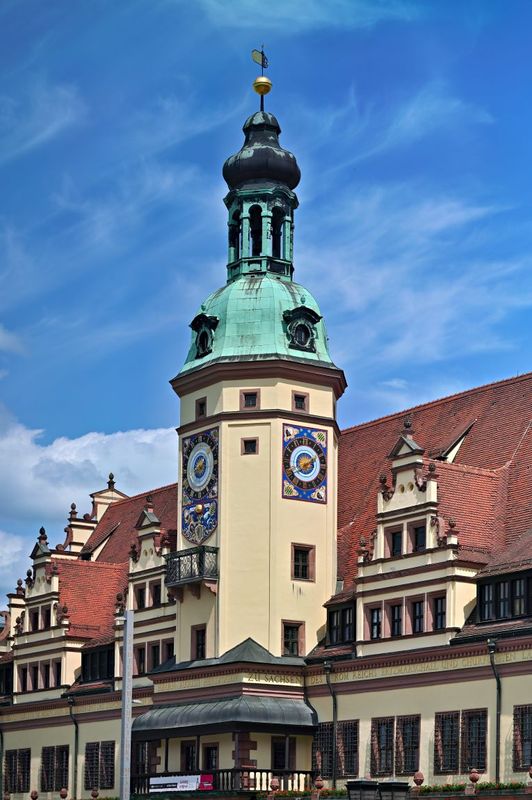Old City Hall at market place Leipzig