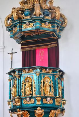 The speaking chair of the church
