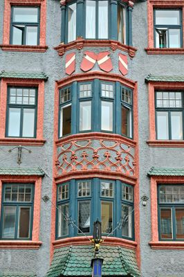 Decorated balcony