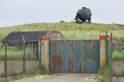 The old entrance to the Atlantic Wall