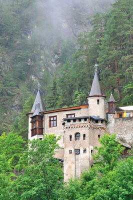 castle in the mountains