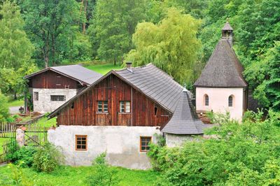 Farm with chapel