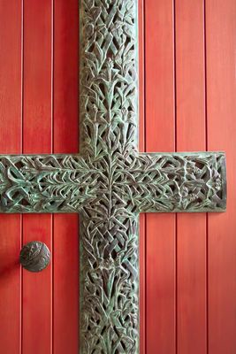 Cross at the door