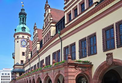 Old City Hall at market place Leipzig