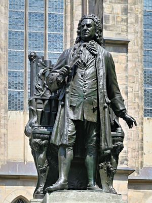 Johann Sebastian Bach statue