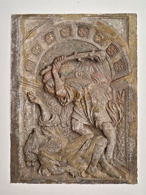 Terracotta relief