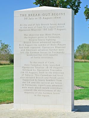 British Normandy Memorial at Gold Beach