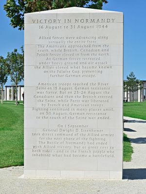 British Normandy Memorial at Gold Beach