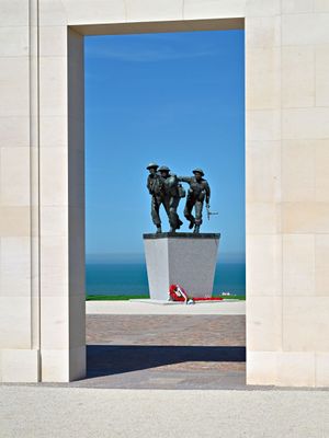 British Normandy Memorial at Gold Beach