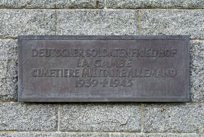 German military cemetery in La Cambe