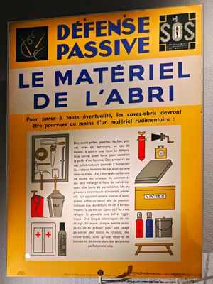 Passive defense. Shelter equipment