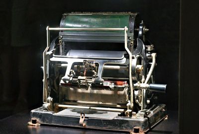 Stencil copy machine