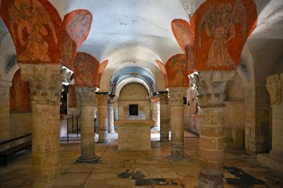 Roman crypt Notre Dame de Bayeux