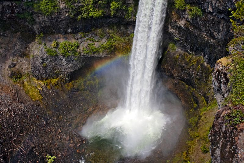 Rainbow in the pitfall