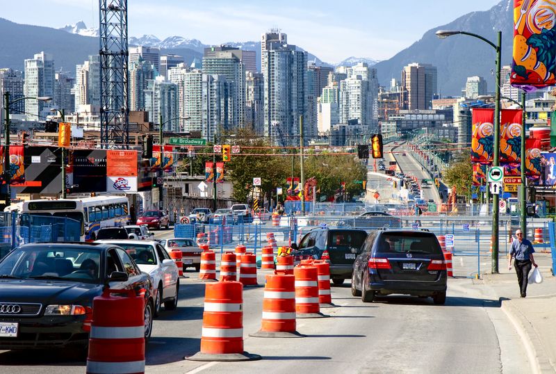 View to downtown Vancouver