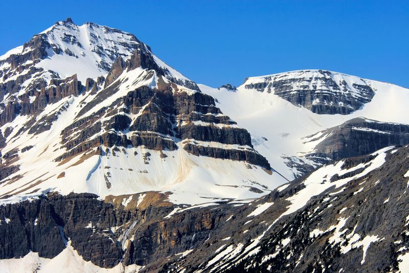 Canadian Rockies from Peyto Lake viewpoint