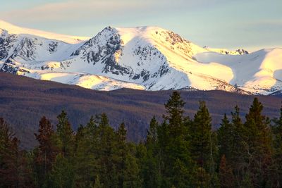 Sunset on the mountains