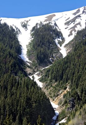 Mountains on Duffey Lake