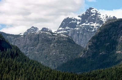 The mountains of Strathcona Provincial Park