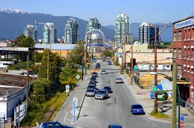 Science Centre at the end of West 1st Ave.