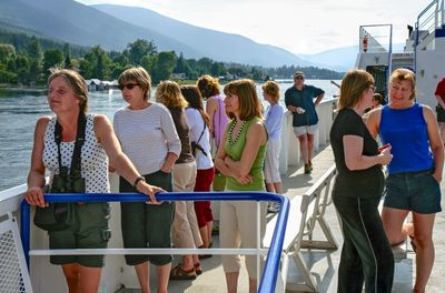 Ferry passengers