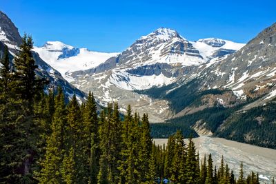 Rocky Mountains from Peyto Lake viewpoint