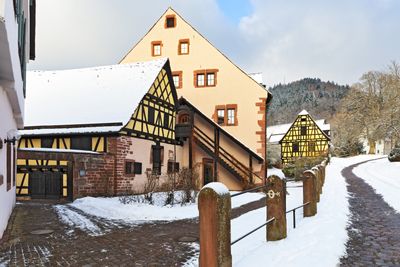 Half-timbered houses