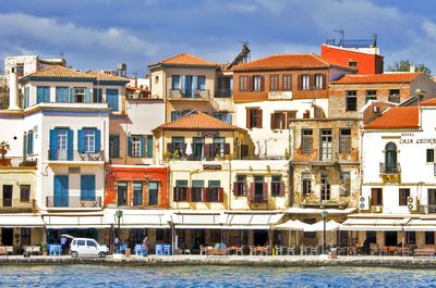 Venezian houses at the Akti Kountouriti