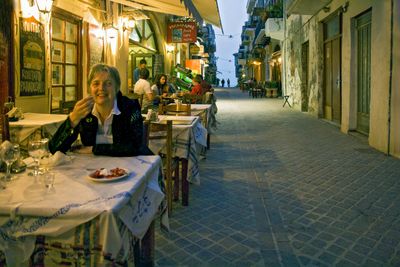 Dinner in the evening