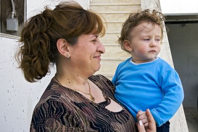 Mother and son