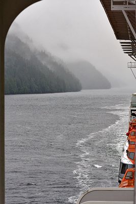 The Inside Passage, from our Millenium balcony