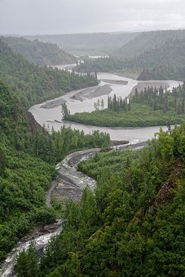 Hurricane Gulch and the Chulitna River