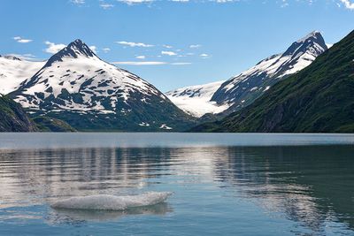 Shakespeare Glacier, across Portage Lake