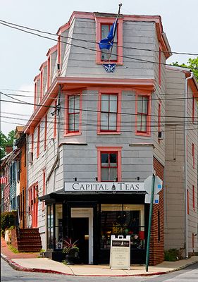 Capital Teas, corner Fleet and Cornhill Streets