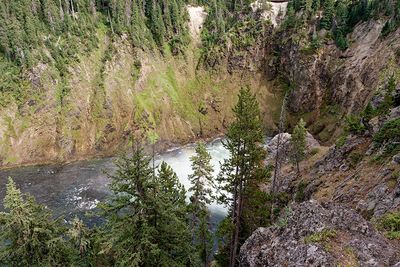 Below the Upper Falls on the Yellowstone River