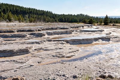 Terrace below Great Fountain Geyser