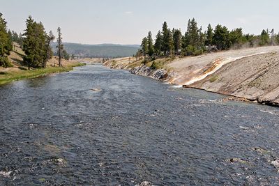 Excelsior Geyser runoff into the Firehole River