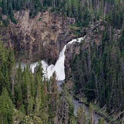 Upper Falls, on the Yellowstone River