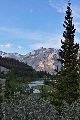 The Athabasca River and the Colin Range