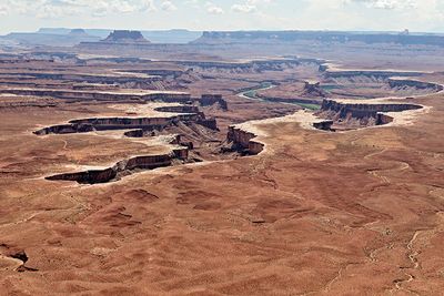 The Green River coursing through Soda Spring Basin, Island in the Sky