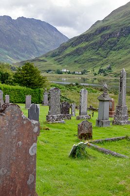 Cemetery, west of Shiel Bridge