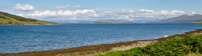 Coastal view on the A87