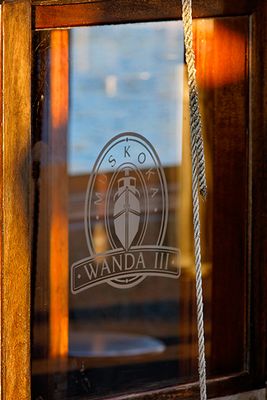 A window of the Steamship Wanda III