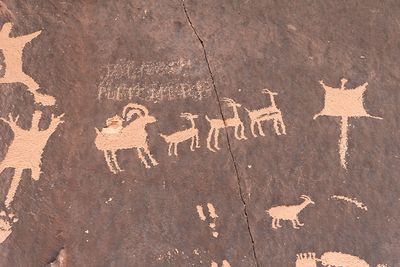 Newspaper Rock petroglyphs